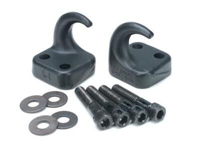 Haki, zaczepy przednie czarne SMITTYBILT