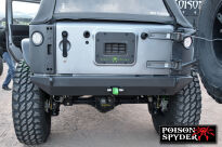 Zderzak tylny BFH II z mocowaniem szekli i wyjściem haka holowniczego POISON SPYDER - Jeep Wrangler JK - 3
