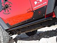 Osłony boczne stalowe POISON SPYDER - Jeep Wrangler JK 2 drzwi - 3