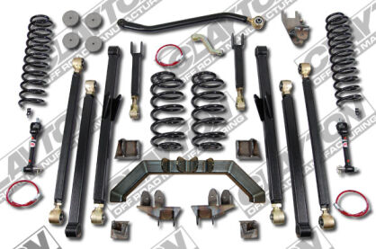 4" CLAYTON OFF ROAD Long Arm Lift Kit zawieszenie - Jeep Wrangler LJ
