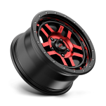 Felga aluminiowa KM540 Recon Gloss Black Machined W/ RED Tint KMC - 2