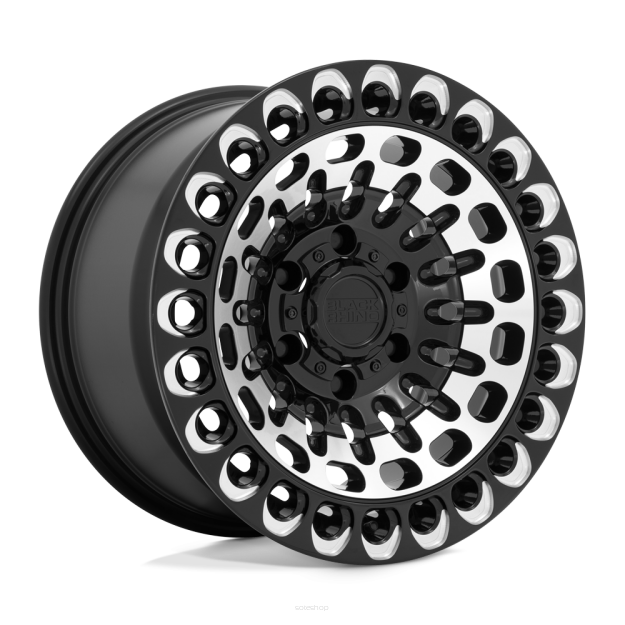 Felga aluminiowa LABYRINTH Gloss Black W/ Machined Face & Milling BLACK RHINO