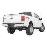 Progi, stopnie boczne regulowane aluminiowe Rough Country SRX2 Crew Cab - 3