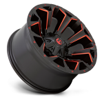 Felga aluminiowa D787 ASSAULT Matte Black Red Milled FUEL - 3