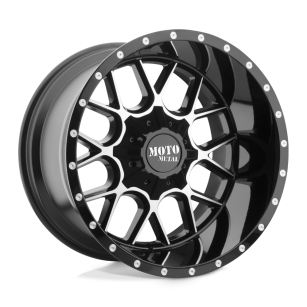 Felga aluminiowa MO986 SIEGE Gloss Black Machined MOTO METAL