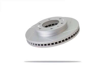 Pedders Slotted Geomet Coated Rotor Right Disc