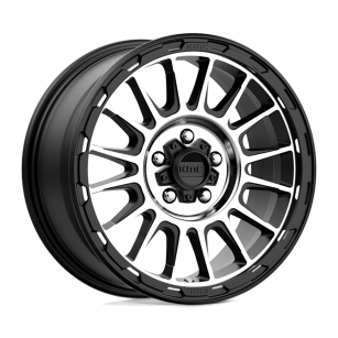 Felga aluminiowa KM542 Impact Satin Black Machined KMC