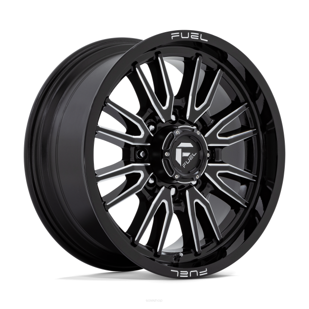 Felga aluminiowa D761 CLASH Gloss Black Milled FUEL