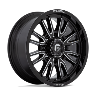 Felga aluminiowa D761 CLASH Gloss Black Milled FUEL