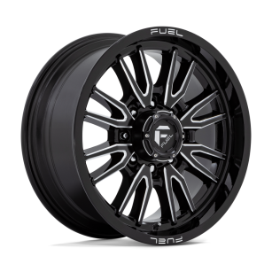 Felga aluminiowa D761 CLASH Gloss Black Milled FUEL