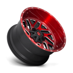 Felga aluminiowa D691 Triton Candy RED Milled Fuel - 2