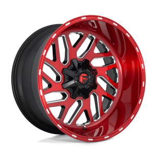 Felga aluminiowa D691 Triton Candy RED Milled Fuel