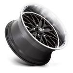 Felga aluminiowa U138 Santa Cruz Gloss Black W/ Diamond CUT LIP US Mags - 2