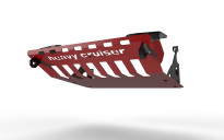 Osłona czołowa z uchwytami do szarpania Jeep Commander XK XH 2005-2011 czerwona - 4