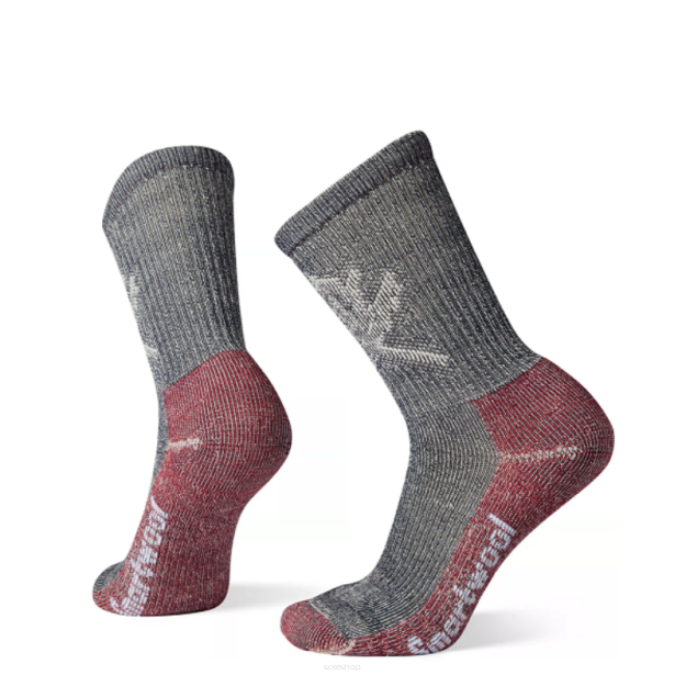 Damskie skarpety trekkingowe Classic Hike Light Cushion Leaf Pattern Crew M Smartwool