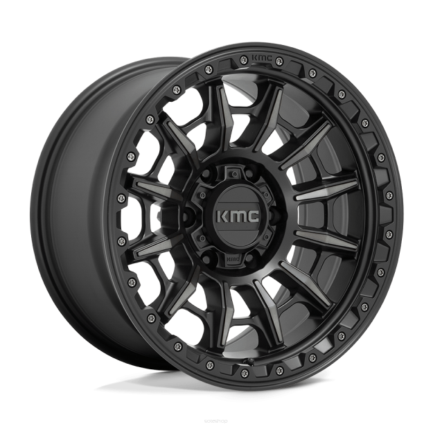Felga aluminiowa KM547 CARNAGE Satin Black W/ Gray Tint KMC