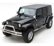 Zderzak przedni rurowy SMITTYBILT stal nierdzewna - Jeep Wrangler JK - 2