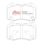 Zestaw hamulcowy tył DBA T3 4000 Xtreme Performance 6.4L 6.2L - 4
