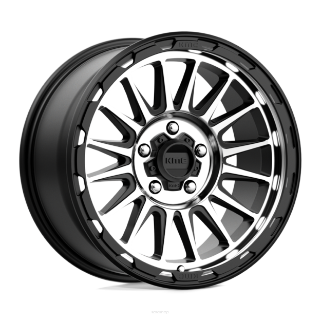 Felga aluminiowa KM542 IMPACT Satin Black Machined KMC