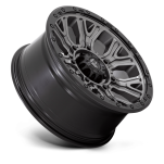 Felga aluminiowa D825 TRACTION Matte Gunmetal W/ Black Ring FUEL - 2
