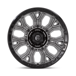 Felga aluminiowa D825 TRACTION Matte Gunmetal W/ Black Ring FUEL - 3