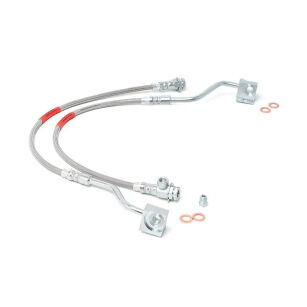 Przewody hamulcowe przedłużone przód Rough Country Lift 4-6"