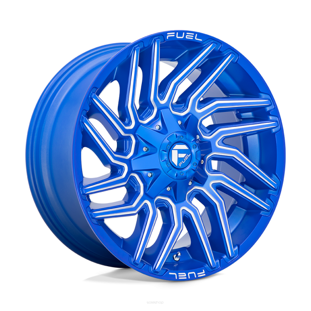 Felga aluminiowa D774 TYPHOON Anodized Blue Milled FUEL