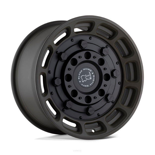 Felga aluminiowa WARTHOG Matte Olive Dab Green W/ Black Center BLACK RHINO