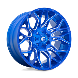 Felga aluminiowa D770 TWITCH Anodized Blue Milled FUEL