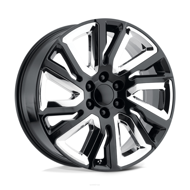 Felga aluminiowa PR202 Gloss Black W/ Chr Acc PERFORMANCE REPLICAS