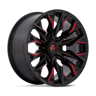 Felga aluminiowa D823 Flame Gloss Black Milled W/ Candy RED Fuel