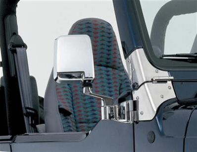 Lusterka boczne chromowane Smittybilt - Jeep Wrangle YJ