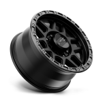 Felga aluminiowa KM544 MESA Satin Black W/ Gloss Black Lip KMC - 3