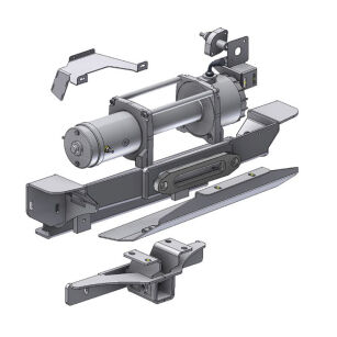 Wyciągarka Alpha 9.9 z zestawem montażowym Horntools - Isuzu D-Max 17-on