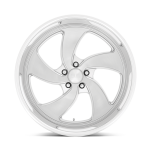 Felga aluminiowa U134 DESPERADO Silver Brushed Face Milled Diamond Cut Lip US MAGS - 2