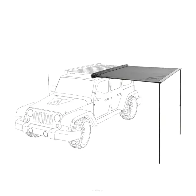 Markiza zadaszenie 250 cm VICKYWOOD Szara