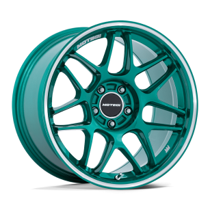 Felga aluminiowa MR158 TSUBAKI Hokkaido Green W/ Machined Lip MOTEGI RACING