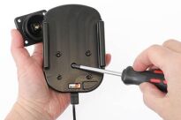 Uchwyt indukcyjny dedykowany do Apple iPhone 12 mini z wbudowaną ładowarką samochodową do instalacji na stałe - 3