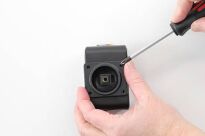 Uchwyt indukcyjny dedykowany do Apple iPhone 12 mini z wbudowaną ładowarką samochodową do instalacji na stałe - 4