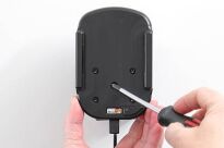 Uchwyt indukcyjny dedykowany do Apple iPhone 12 mini z wbudowaną ładowarką samochodową do instalacji na stałe - 5