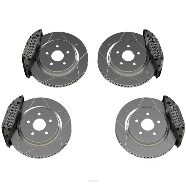 Zestaw hamulcowy Delta z nacinanymi tarczami TeraFlex - Jeep Wrangler JK 07-18