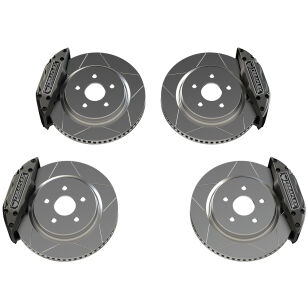 Zestaw hamulcowy Delta z nacinanymi tarczami TeraFlex - Jeep Wrangler JK 07-18