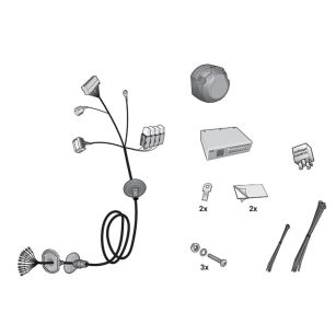 Wiązka przewodów do mocowania haka 13 PIN HAK-SYSTEM