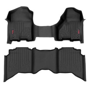 Dywaniki na podłogę przód i tył krótki tunel środkowy Rough Country Crew/Mega Cab