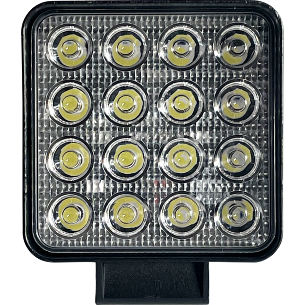 Lampa robocza LED 16x LED spot  kwadratowa