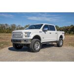 Progi, stopnie boczne czarne Rough Country Oval Nerf Steps Crew Cab - 5