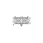 Panel LED 36W 167mm flood moro - 3