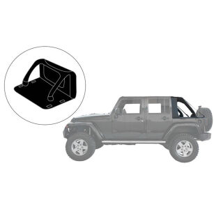 Pokrycie bagażnika typu Cargo ze ścianą - Jeep Wrangler JL 4 Drzwi