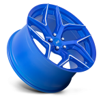 Felga aluminiowa M268 TORSION Anodized Blue Milled NICHE ROAD WHEELS - 3