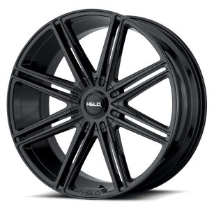 Felga aluminiowa 9,5x22" 6x120 / 6x139,7 ET15 Gloss Black 913 HELO - RAM 1500 19-on